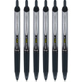 Pilot Precise V10 RT Retractable Liquid Ink Rollerball Pens, Bold Point, 1.0mm, Black Ink, 6 Count