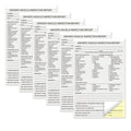 suituts 300 Sets Driver Vehicle Inspection Report Book/Forms, 2 Part Carbonless, 5.5 x 8.5 Inch Daily Pre-Trip Checklist Log for Truck Drivers (50 Sets Each Book)