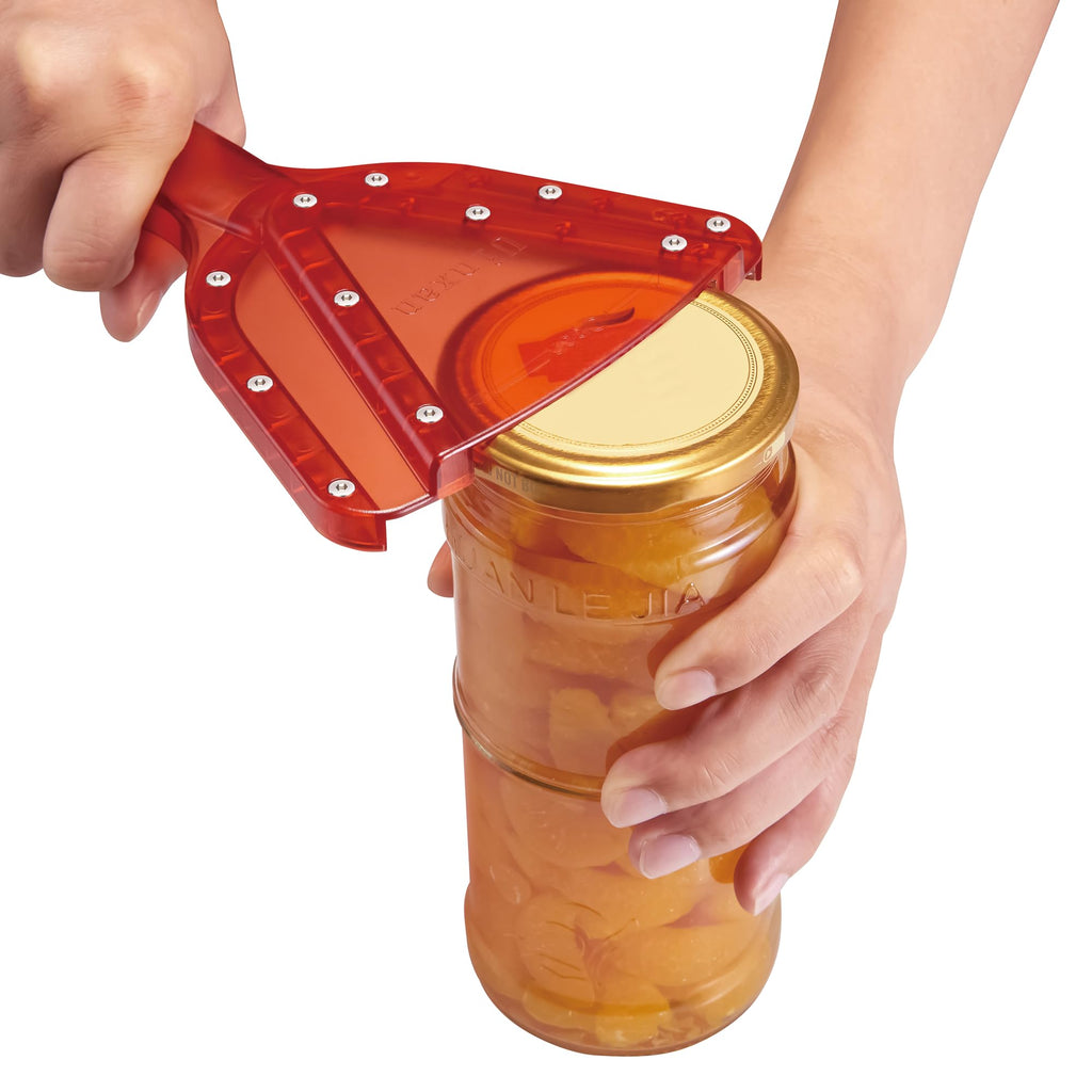 Uinxan Jar Opener for Weak Hand & Seniors with Arthritis,Easy Twist Off Bottle Caps,Patent | Unique Kitchen Gadgets,Handheld Lid Top Open for Elderly/Women/Men (Blue)