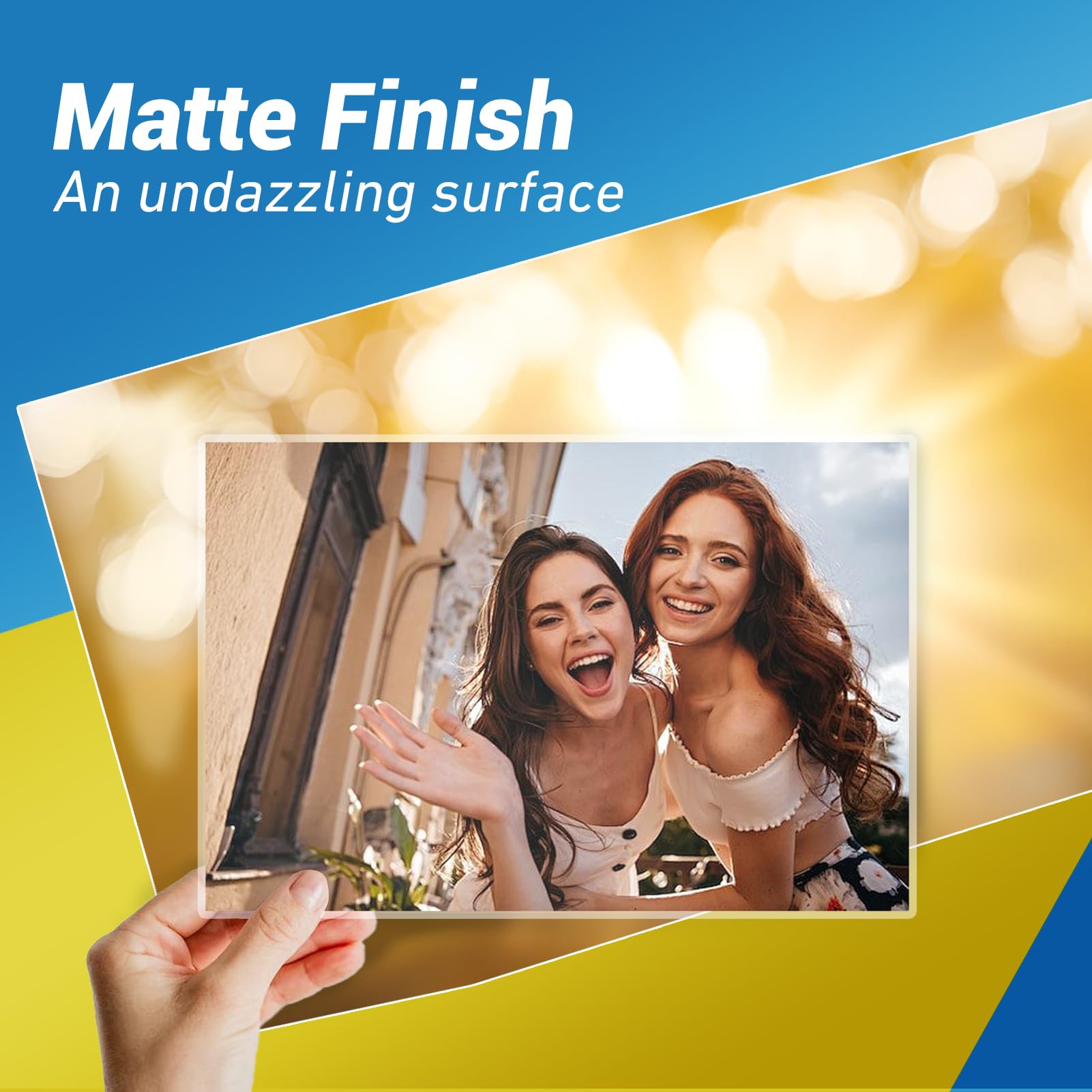 Uinkit Matte Laminating Sheets, 9 x 11.5 Inches 3 Mil Thick Matte Finish 100 Pack Fitted for Letter Size Thermal Laminating Pouches 8.5 x 11 (100)