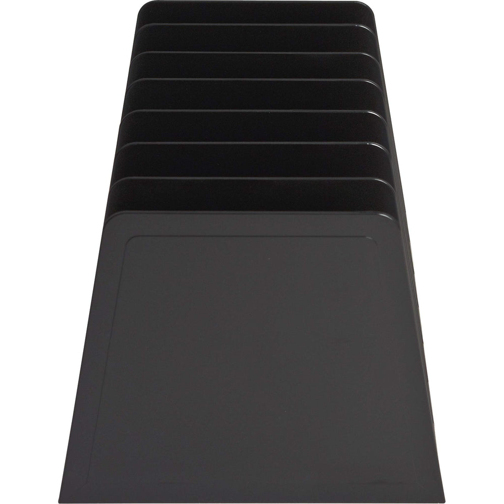 Desktop File Organizer, Mail Organizer, 7 Compartments Office File Sorter, for Easy access to your files, Invoices, Letters and more - 4.5" Height x 8.8" Width x 5.5" Depth - Black, Eco-Friendly