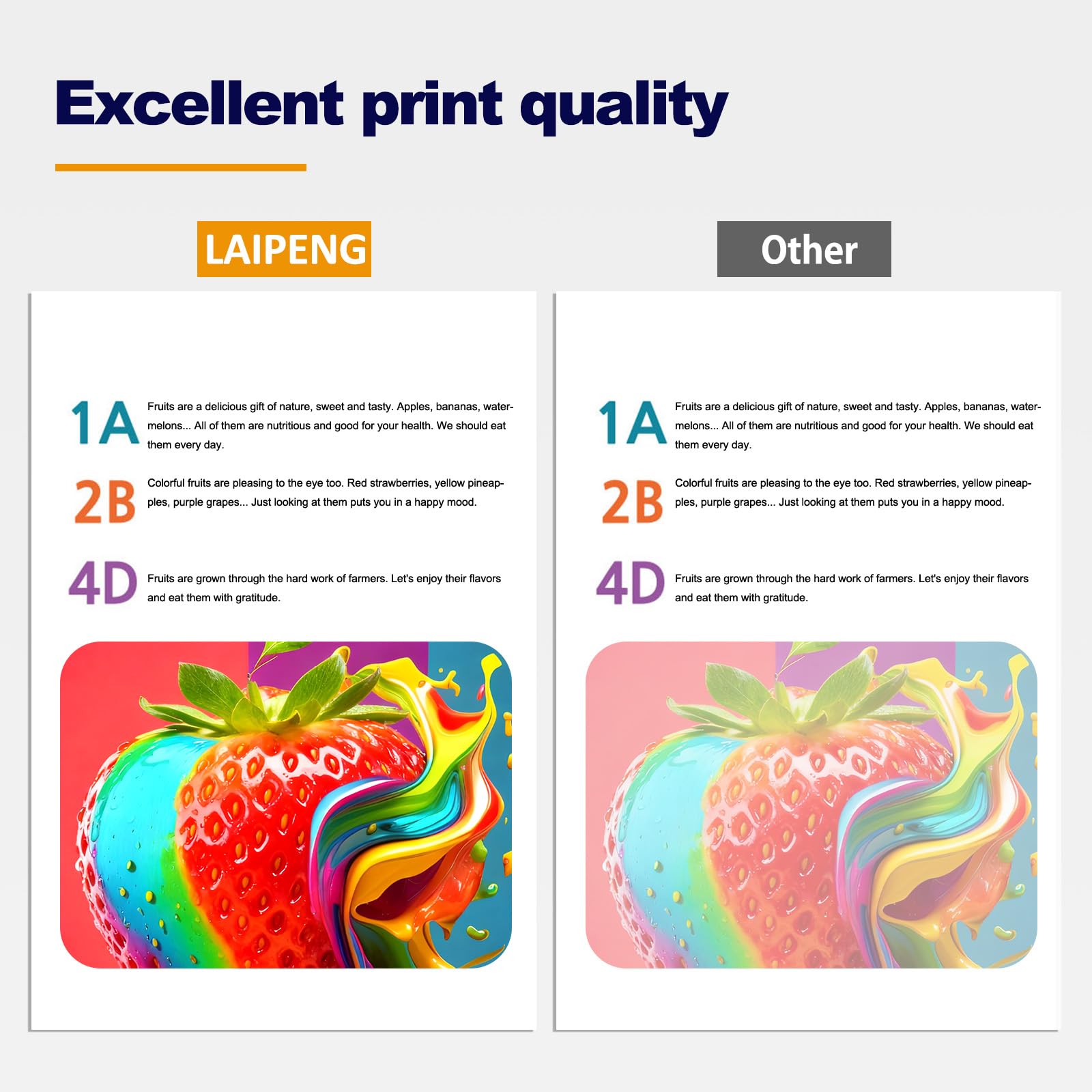 LC501 LC501BK Black Ink Cartridges Compatible with Brother LC501 LC501XL for MFC-J1260DW MFC-J1360DW MFC-J1410DW Printers (Black, BK*2)