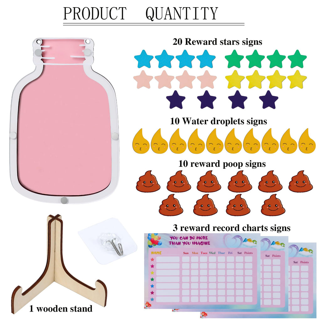 Reward Chart for Toddlers, Potty Training Chart Chore Chart for Boys and Girls, Reward Jars for Kids, Behavior Chart for Kids at Home, Kids Responsibility, Child Responsibility Training Jar
