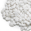 Onlyfire 5lb White Pebbles,1/5" Natural Decorative River Rocks Aquarium Gravel for Indoor Plants, Vases, Succulents and Outdoor Garden Landscaping