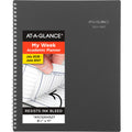 AT-A-GLANCE Planner 2026-2027 Weekly & Monthly Academic 12-Month July-June Quarter-Hourly Appointment Book, 8-1/2" x 11", DayMinder, Charcoal (AYC52045)