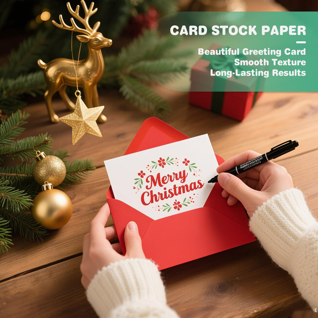 120 Sheets White Cardstock 8.5 X 11,Card Stock Paper 8.5 X 11 Construction Paper,Thick Cardstock for Printer,Scrapbooking,Crafts,Drawing,Business Card,Invitations,Menus,DIY Cards Making,Arts,Brochures