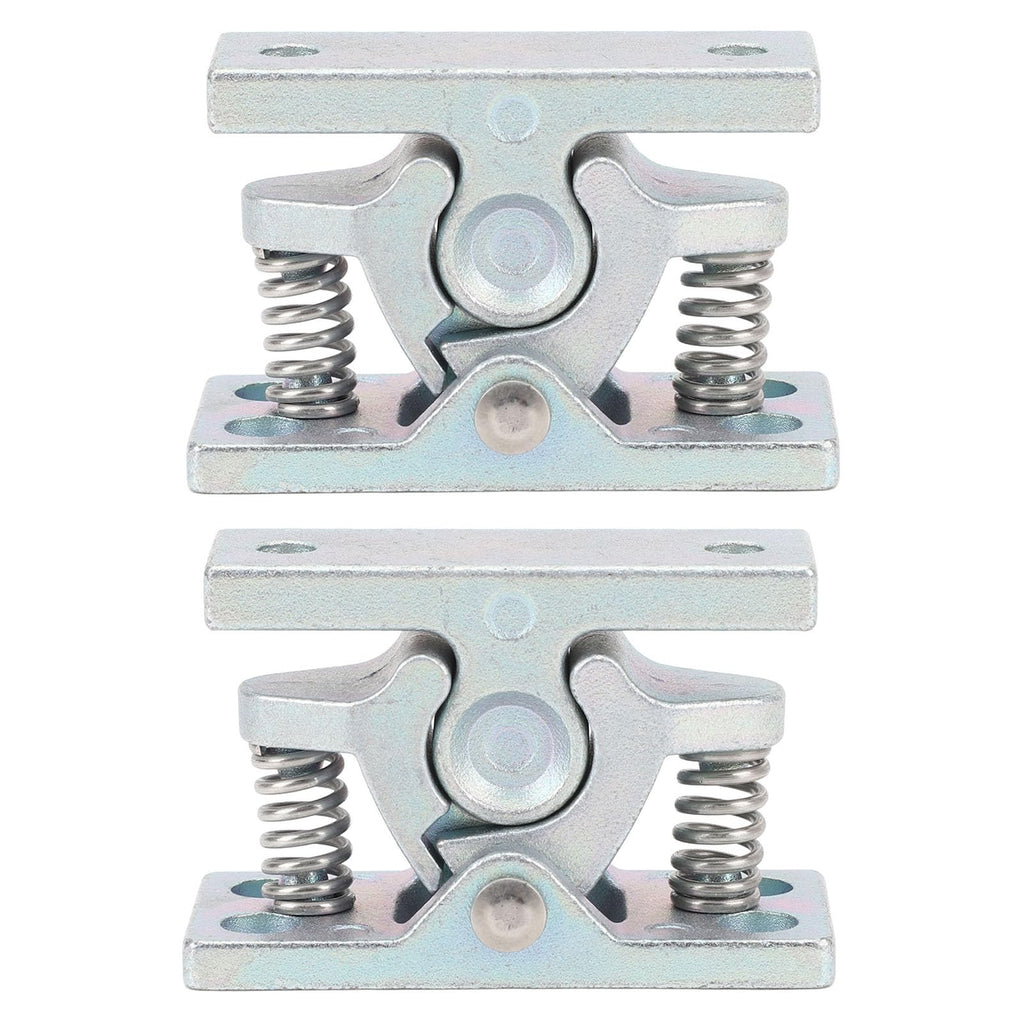 1 Pair Double Roller Catch Heavy Duty Spring Loaded Door Easy Lock Stop Catch Zinc Alloy for Boat RV Trailer Yachts