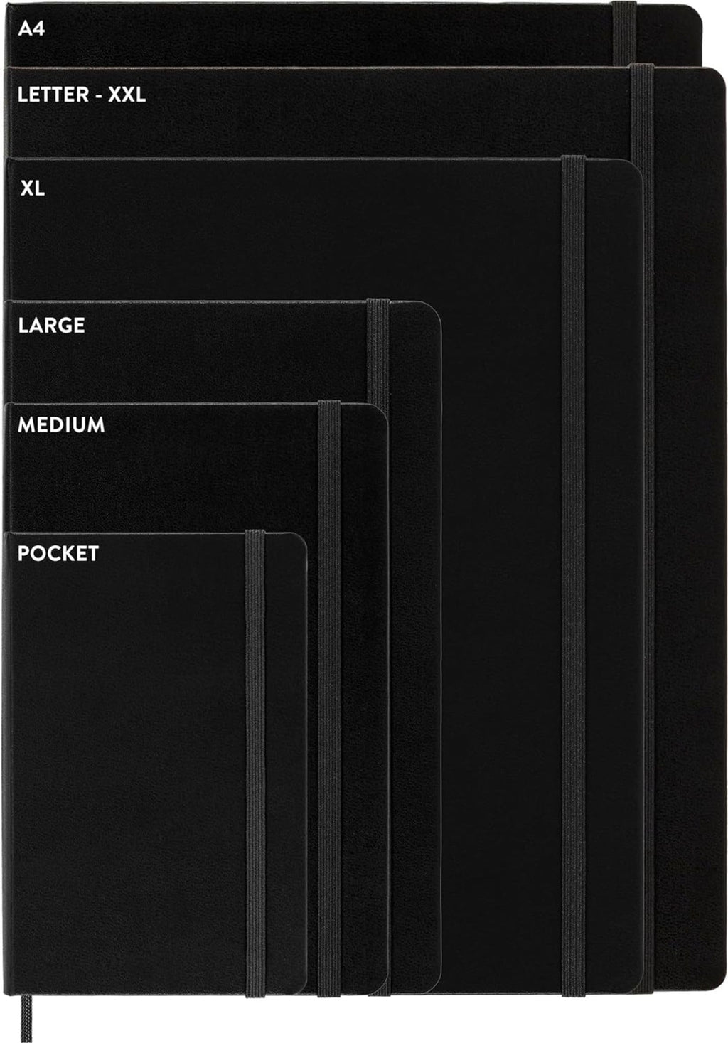 Moleskine Classic 18 Month 2025-2026 Weekly Planner, Hard Cover, XL (7.5" x 10"), Black, 208 pages