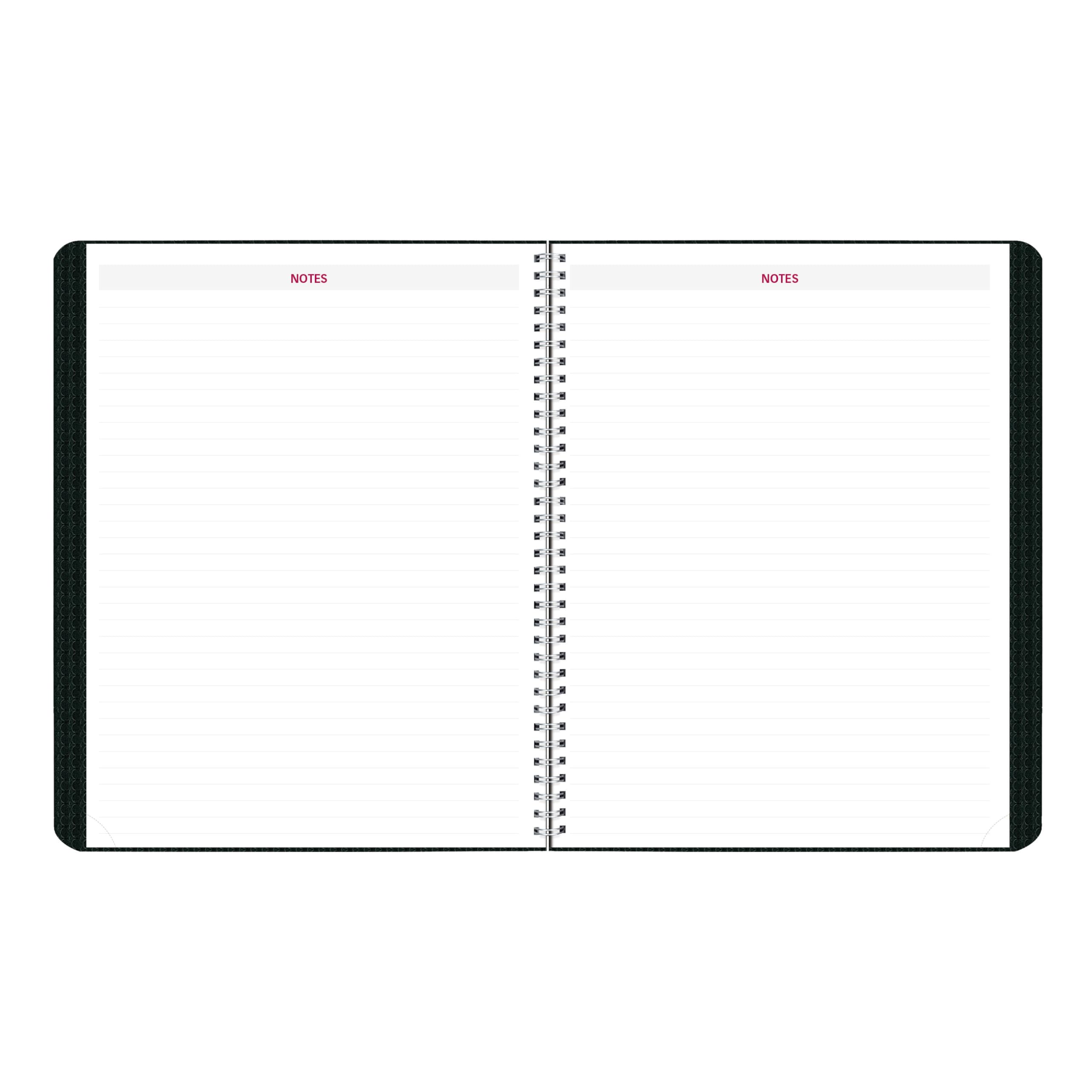 Brownline® 2026 DuraFlex Monthly Planner, 14 Months, December 2025 to January 2027, Twin-Wire Binding, 11" x 8.5", Black (CB1262V.BLK-26)