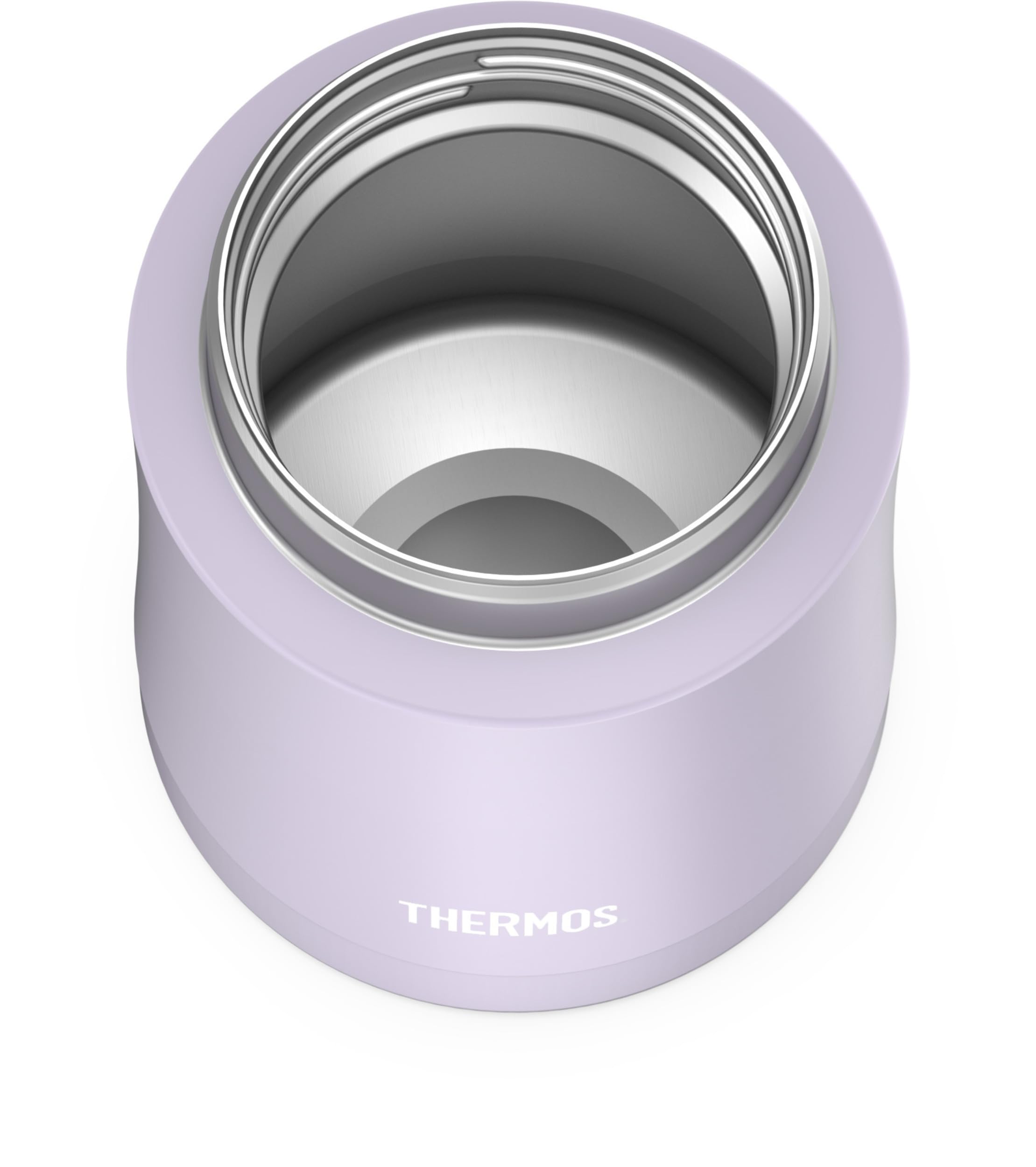 THERMOS 16 Ounce Stainless Steel Vacuum Insulated Food Jar, Matte Lilac