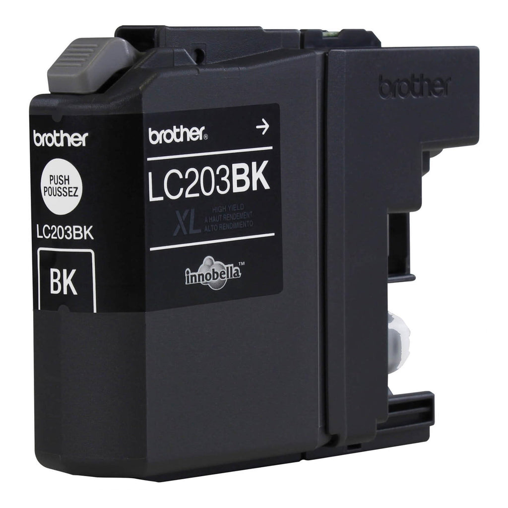 Brother Genuine LC203BKS Innobella Black Ink Cartridge, High Yield (XL Series) MFC-J4320DW, MFC-J480DW, MFC-J4420DW, MFC-J485DW, MFC-J4620DW, MFC-J680DW, MFC-J5620DW, MFC-J885DW