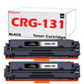 2 Black PrinterPro™ Compatible Canon 131 Toner Cartridge CRG-131 crg131 canon-131 B/C/M/Y for Canon MF8280Cw MF624Cw MF624Cw MF628Cw Canon LBP7110Cw MF8280Cw Printers (2 Black)