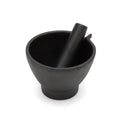 Fox Run 3861 Mortar and Pestle, Cast Iron, 4 x 4.5 x 3.5 inches Black