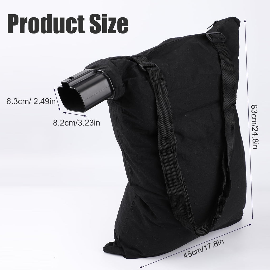 Leaf Blower Vacuum Bag, High Capacity Leaf Blower Collection Bag, 5140117-99, 5140125-95 Leaf Blower Vacuum Vac Shoulder Bag, Leaf Blower Bag Compatible with Black & Decker BV3100/BV2900