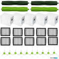 Amyehouse Replacement Parts Kit for iRobot Roomba i1+ i4+ i7+ i8+ i6+ i3+ J5 J7+ J8+ J6+ J9+ Plus Vacuum,2 Rubber Brushes & 10 HEPA Filters & 10 Side Brushes & 5 Dirt Disposal Bags