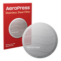 AeroPress 316 Stainless Steel Reusable Filter, Durable Metal Coffee Filter, Sustainable, Eco-Friendly, Travel-Friendly, Fits Standard Size AeroPress Manual Coffee Makers