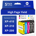 MYTONER Remanufactured Ink Cartridge Replacement for Epson 200XL 200 XL for Expression XP-200 XP-300 XP-310 XP-400 XP-410 Workforce WF-2520 WF-2530 WF-2540 Printer(2 Black,1 Cyan, 1 Magenta,1 Yellow)