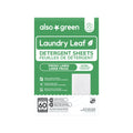 Also Green Laundry Leaf Detergent Sheets, The Original Natural Laundry Detergent Alternative, Plastic-Free, Pre-Cut Laundry Detergent, Up to 60 Normal Loads, MADE IN CANADA
