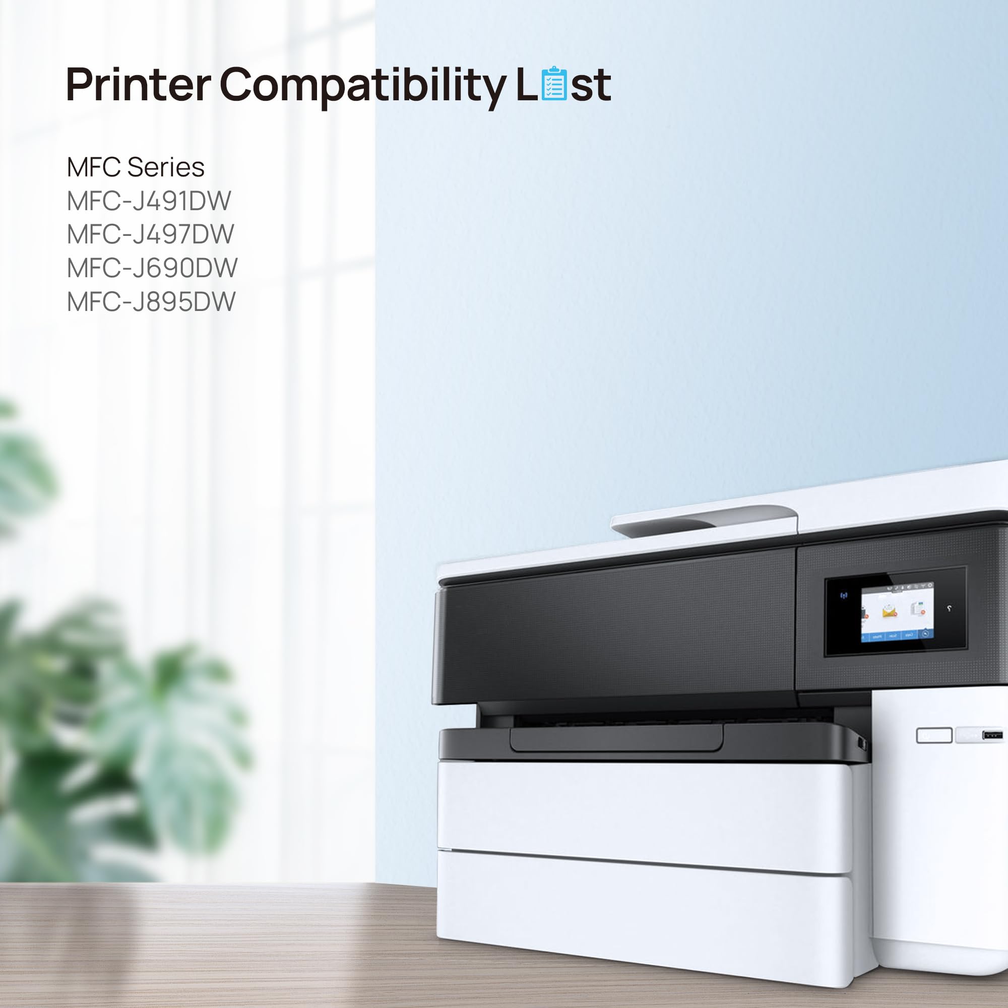 8 Pack LC3013 XL LC3011 BK/C/M/Y for Brother LC3013 for Brother LC3011 for Brother Ink Cartridge LC3013 LC-3013 3011 LC3013BK Black for Brother MFC-J491DW J497DW J690DW J895DW Printer