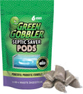 Green Gobbler SEPTIC SAVER Treatment Pods with Bacteria For Healthy Septic System, 6 Month Supply, 1.30 oz (Package May Vary)