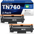 INK4U TN760 TN-760 Compatible Toner Cartridges Replacement for TN760 TN-760 DR730 DR-730 Toner Cartridges to Use with HL-L2350DW DCP-L2550DW HL-L2395DW Hl-L2390DW HL-L2370DW Printer (2 Black)