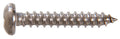 Hillman 70908 8 X 1-1/4-Inch Stainless Steel Pan Head Square Drive Sheet Metal Screw, 100-Pack