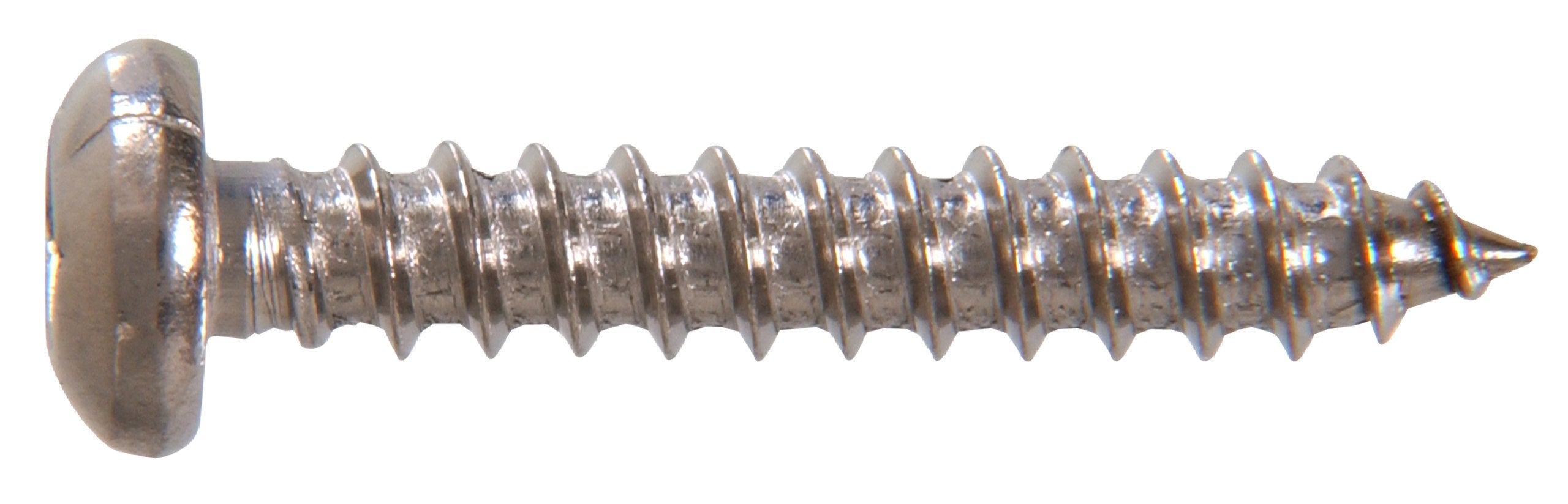 Hillman 70908 8 X 1-1/4-Inch Stainless Steel Pan Head Square Drive Sheet Metal Screw, 100-Pack