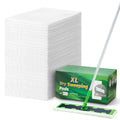 PEACHICHA XL Dust Sweeping Cloths Dry Mop Pads For XL Sweeper Disposable X Large Floor Cleaning Mop Refills, 9.84x17.71 Inch, 40 Count