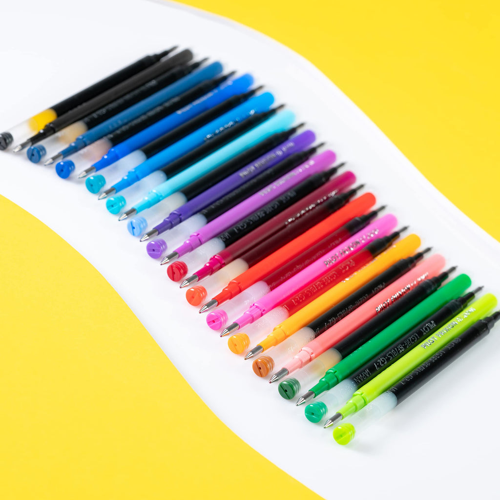 Pilot Pen FriXion Gel Ink Refills for Erasable Pens, Fine Point, Black Ink, 12-Pack