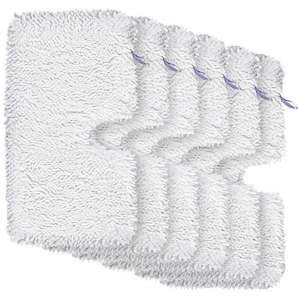 MXZONE 6 Pack Pocket Steam Mop Pad Cleaning Pads for Shark Steam Pocket Mop S3500 Series S3501 S3601 S2902 S3901 S3550 S3601d S3801 S3801co Se450 S2901