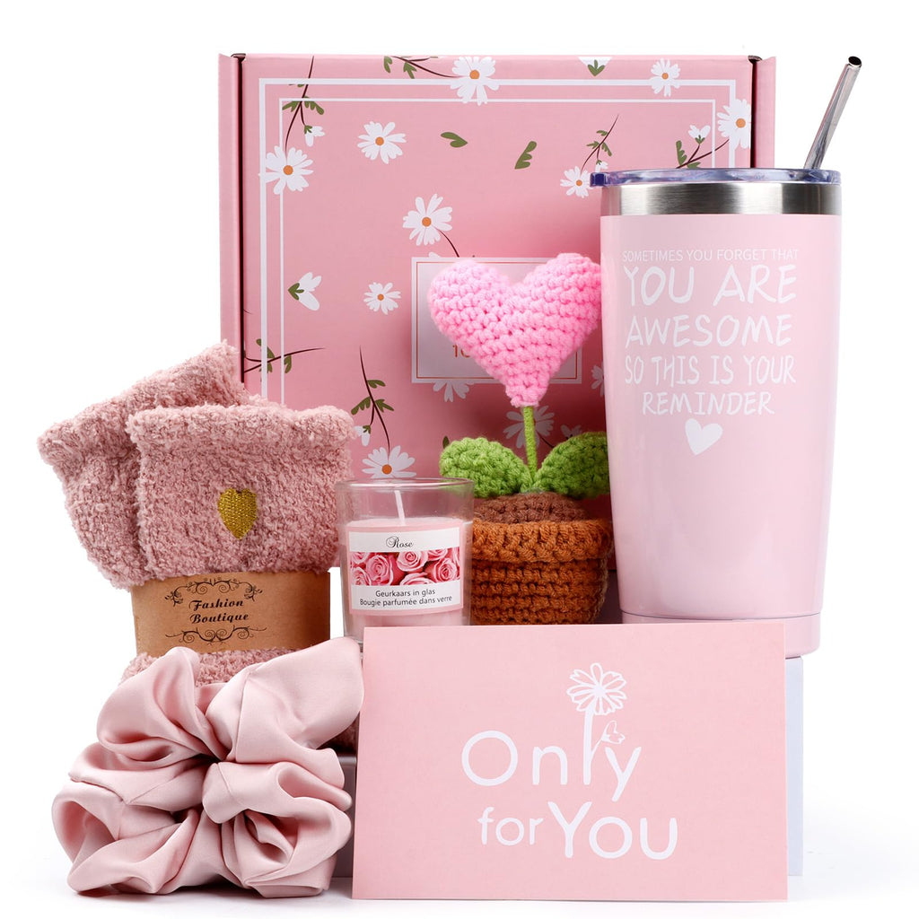 Gift Baskets for Women, Gift for Birthday, Christmas, Mother's Day, Valentine's Day, Get Well Gifts for Women, Teen girl,Siter, best friend, her, wife,Inspirational Gift Set Box