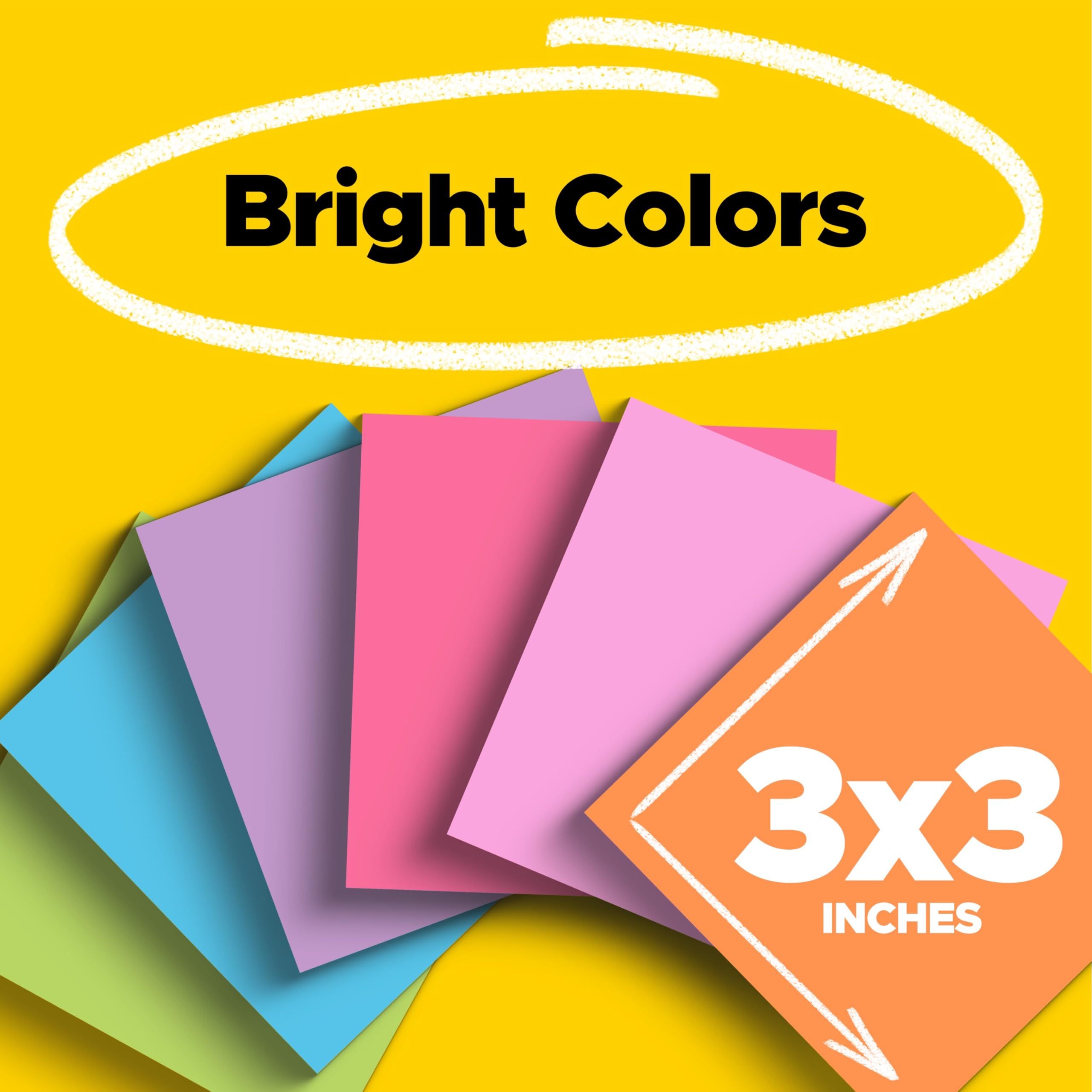 Post-it Super Sticky Notes Value Pack, 24 Pads, Convenient School Bus Carry and Storage Case, 2X The Sticking Power, 3x3 in, Bright Colors (Orange, Pink, Blue, Green, Yellow), Recyclable (654-24SSBUS)