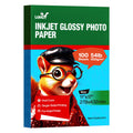 Uinkit 100 Sheets Double Sided Photo Paper 11x17 Glossy 54lb Inkjet 200gsm Obituary Bulletin Gallery Show Obituaries A3 Size 11 x 17 inch for Inkjet Printer Printing
