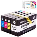 950 951 XL Ink Cartridges Replacement for HP 950XL 951XL Ink Work with HP Officejet 8100 8600 8610 8620 8630 8640 8660 8615 8625 (1BK/1C/1M/1Y)