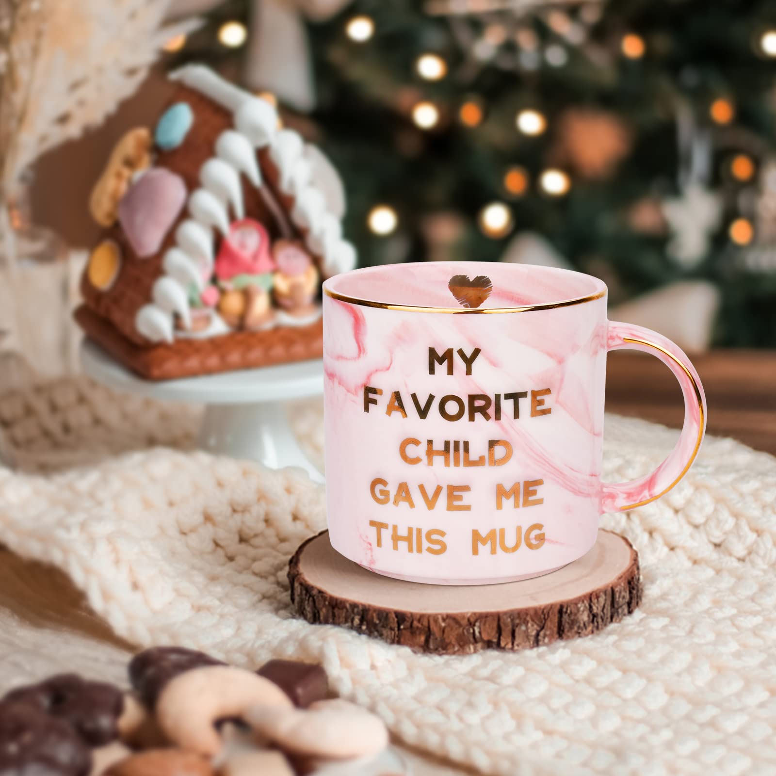 Gifts for Mom Dad from Daughter Son Funny Coffee Mug Gifts Ideas Personalized Christmas Birthday Mother's Day Gift for Mom Grandma Nana Cadeau Noel