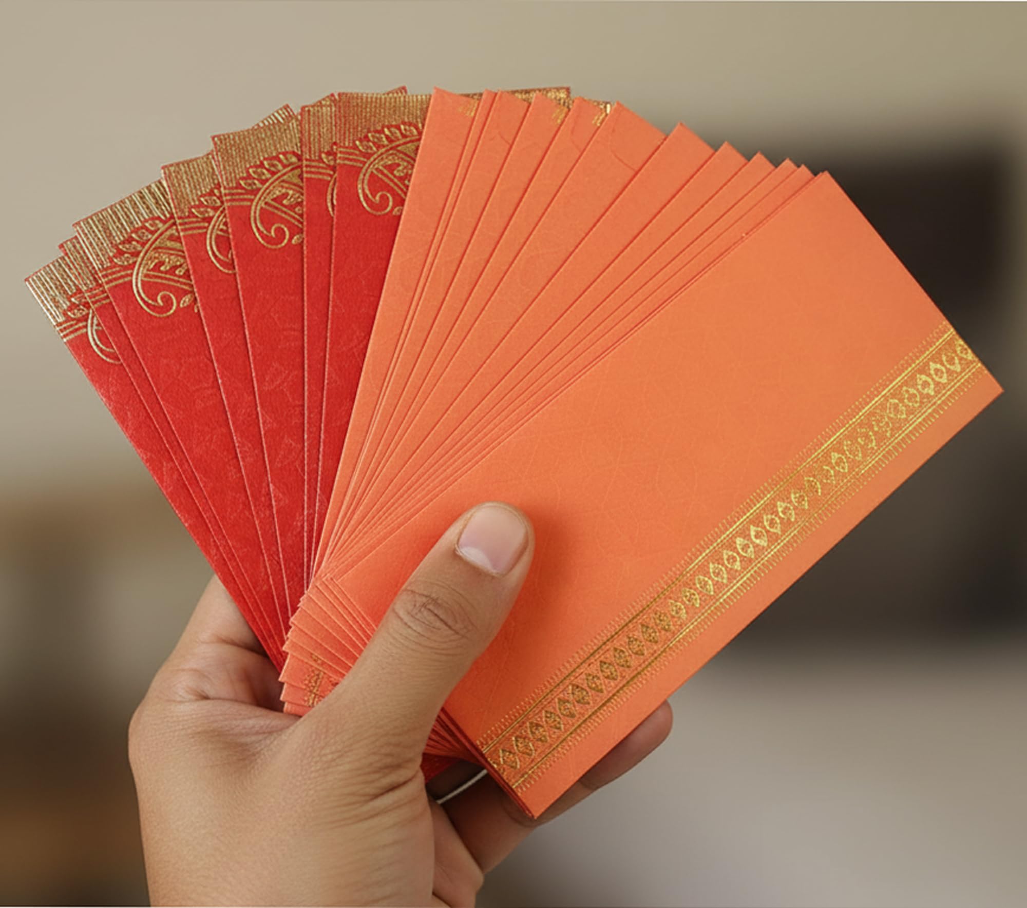 eSplanade Money Gift Envelopes - Multi Color Pack of 50 Premium Designer Envelopes