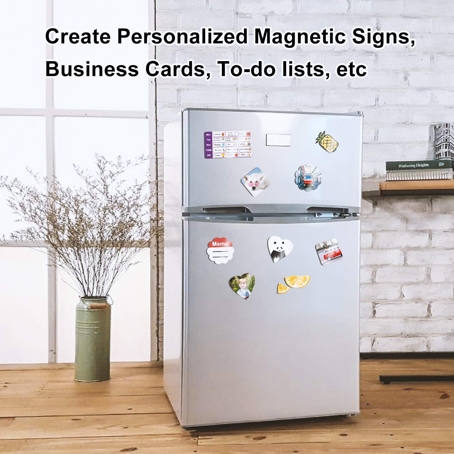 Stone City Magnetic Sheets Printable Matte Paper 12mil Thick for Inkjet Printers 8.5X 11 Inches 12 Sheets