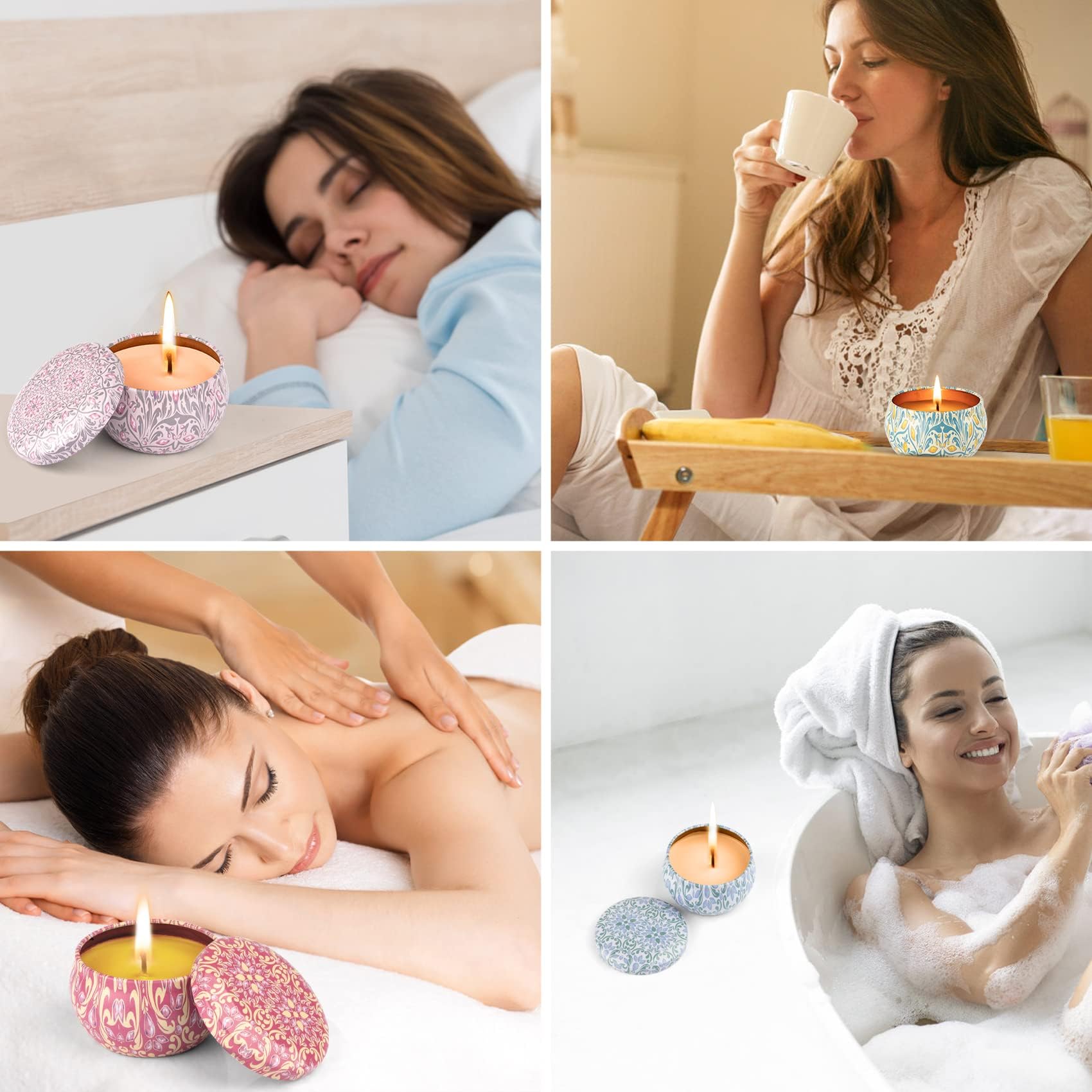 Scented Candles Gifts for Women, Candles for Home Scented, 12 Pack Soy Wax Candles Gifts Sets, Birthday Gifts for Women Mom Best Friends Sister Colleague