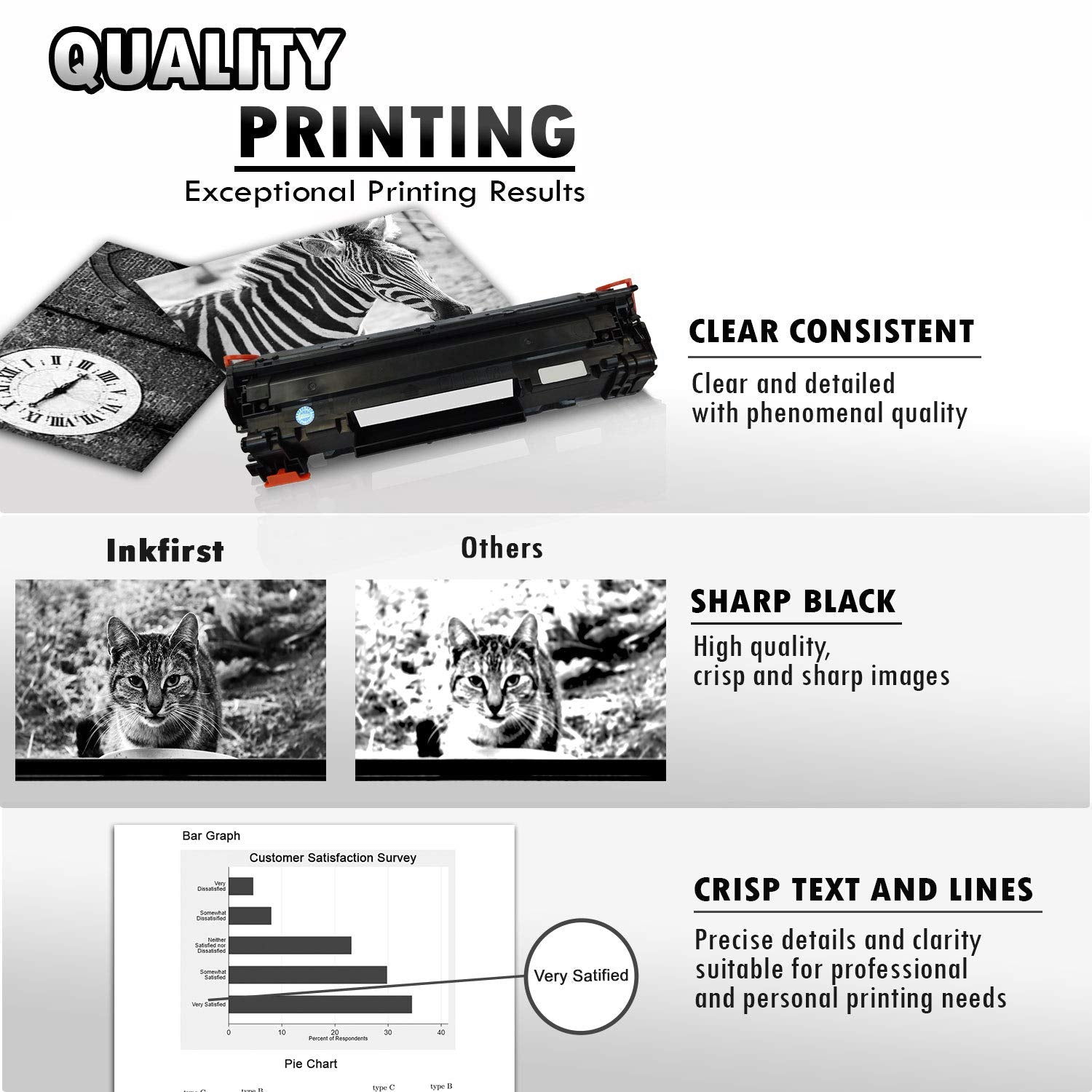2 Inkfirst Compatible Toner Cartridges Replacement for HP CF279A 79A LaserJet Pro MFP M26a MFP M26nw M12a M12w
