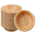 DTFMZOV 50 Pcs Wood Grain Paper Bowls, 5.9 Inch Wood Paper Bowls, Rustic Disposable Bowls for Woodland Baby Shower, Camp Fire, Camping, Birthday Party Decorations