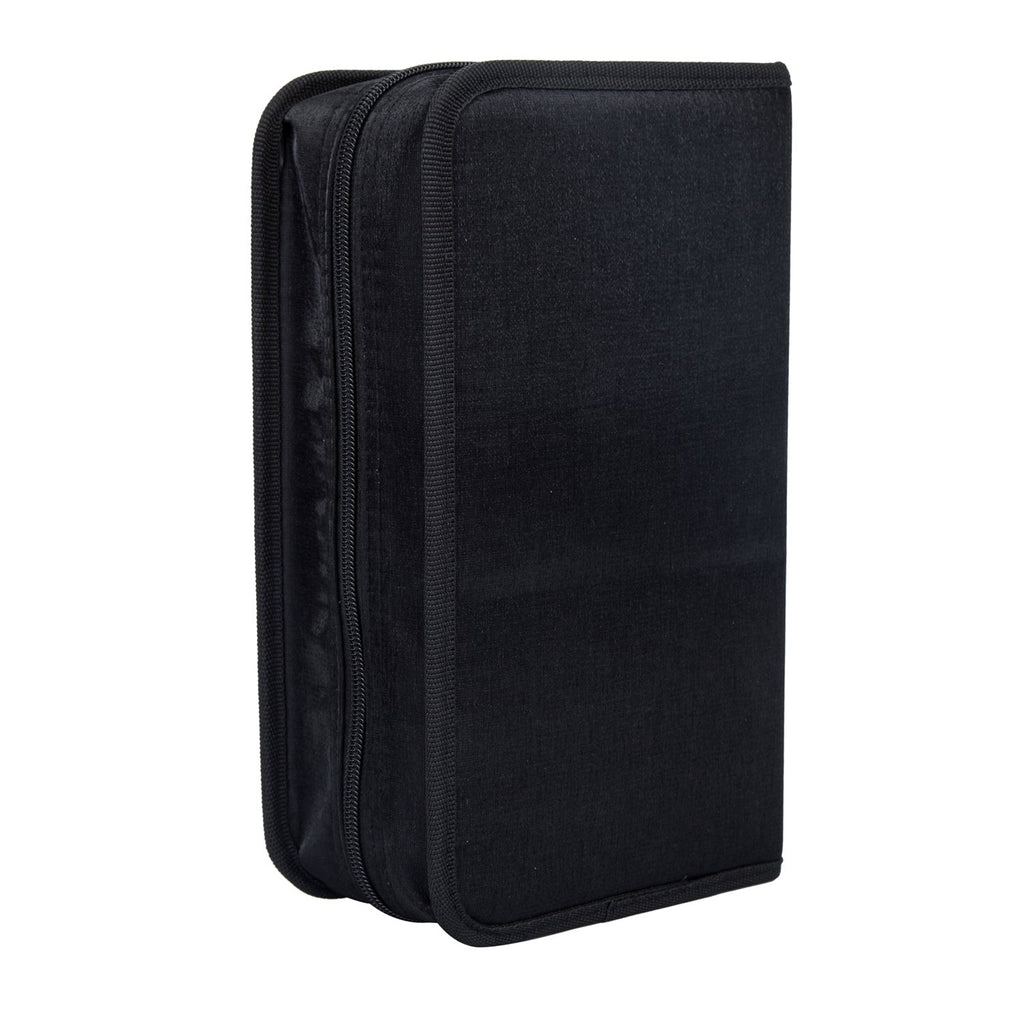 Fasmov 128 Disc CD/DVD Binder DVD Wallet Case, Black
