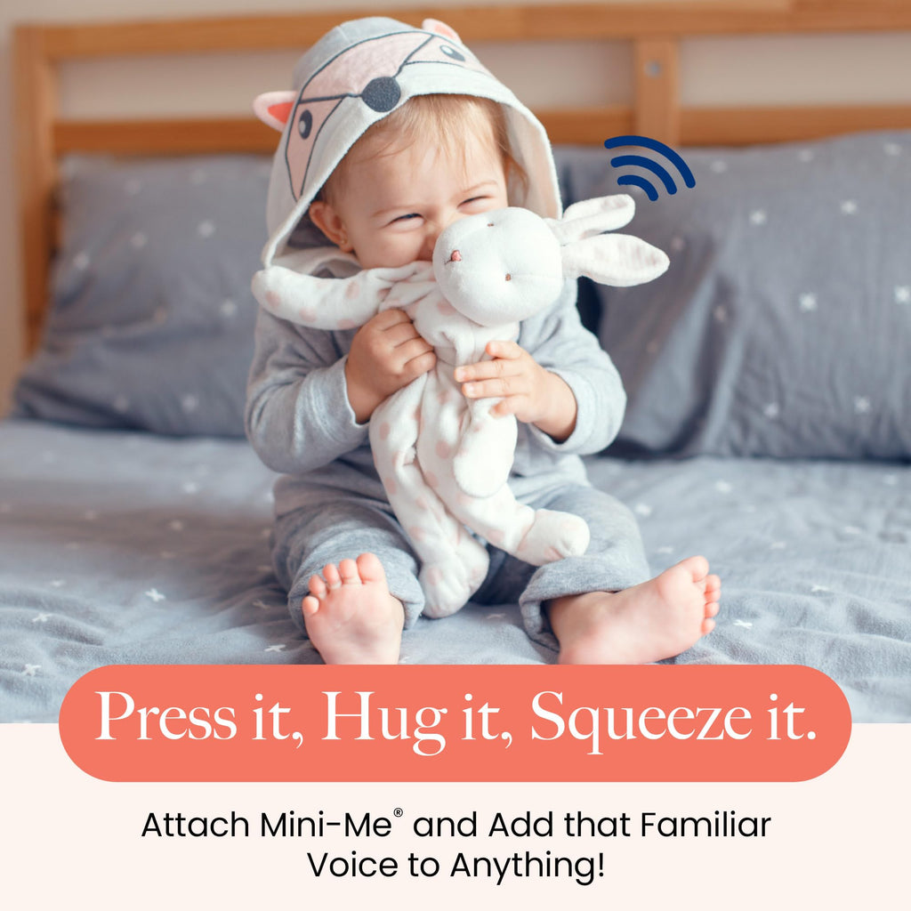 VoiceGift Mini-Me®, Mini Recorder Device, Bring Plush Toys, Quilts & Crafts to Life with 60-Second Custom Audio Recording for Customizable Sound Gifting & Crafting, 2-Pack