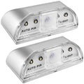 2 Pack Keyhole Light, SENHAI PIR Infrared IR Wireless Door Lock Lamp, Auto Sensor Motion Detector, 4 LED Bulbs