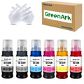 GREENARK GI-23 GI23 Ink Compatible for Canon GI-23 Refill Bottle Ink Replacement for Canon PIXMA G620(6 Packs, Black Cyan Magenta Yellow Red Gray)
