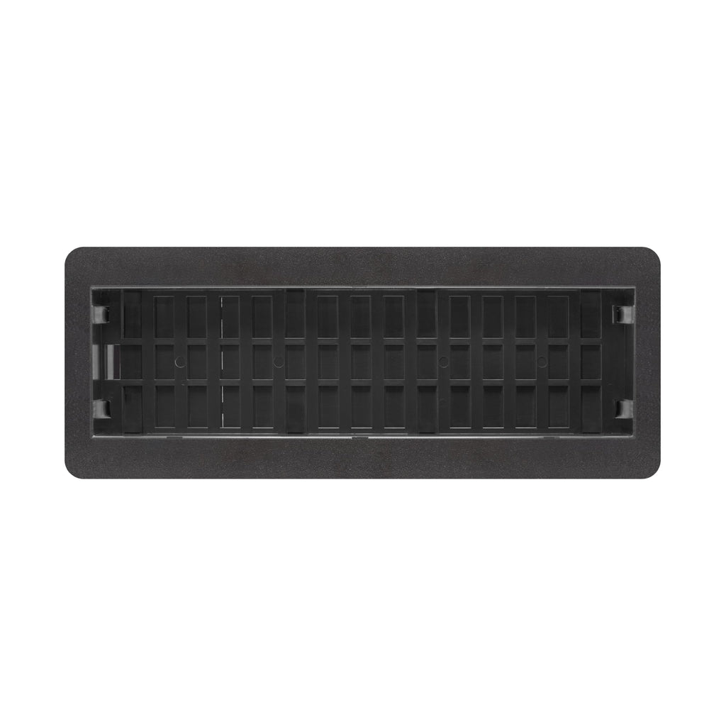 Decor Grates LAJH310-BLK Oriental *NEW* Low Profile Floor Register, 3x10 Inches, Textured Black