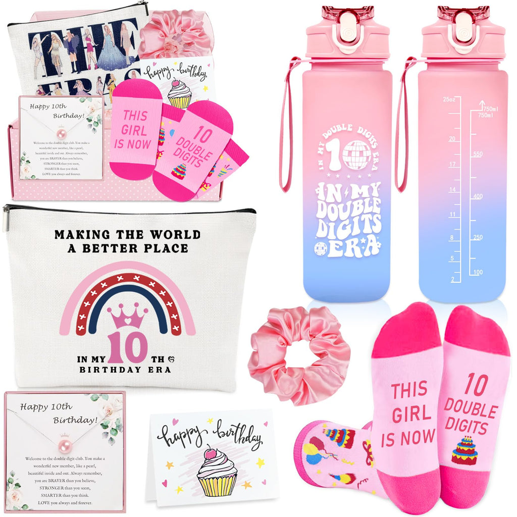 Gifts for 10 Year Old Girls, 10 Year Old Girl Birthday Gifts, 10 Years Old Girl Gift Ideas for Her, Daughter, Sister, Niece, Granddaughter, Popular Double Digits Birthday Gift for Teen Girls