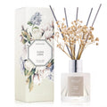 Airkeep Reed Diffuser Set,3.38 fl oz (100 ml) - Clean Linen Oil Diffusers with 8 Reed Sticks,Home Fragrance for Bathroom Shelf Decor