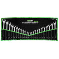 Grip 24 pc All-Purpose Master Combination Wrench Set MM/SAE - Metric 7mm to 22mm - SAE 1/4” to 1" - Roll-up Pouch - General Household, Garage, Auto Repairs, Cars, Trucks, Boat