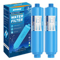 Kohree RV Water Filter, RV Marine KDF Inline Water Filter with NSF & BPA Free Certified, Greatly Reduce Chlorine Heavy Metals Bad Taste Odors and Sediment - 2 Pack