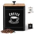 Perfnique Coffee Canister, Coffee Bean Storage Container with Airtight lids, Café Grounds Container, Cafe Jar Cafe Holder, K Cup Holder, Food Storage Container, Farmhouse Kitchen Decor